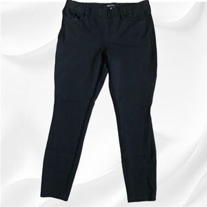 J. Crew Mercantile Black Classic Ponte Style Slim Pull-On Pants Size 10